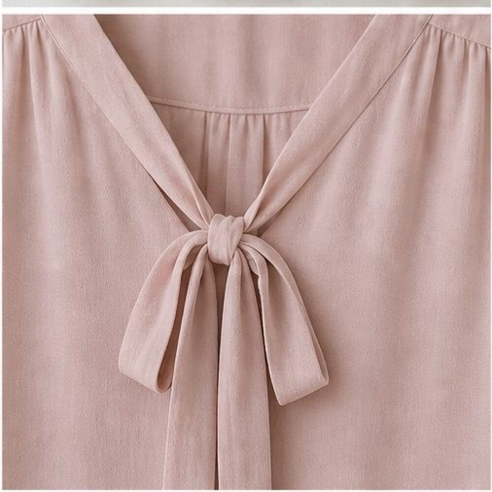 Blush Ruffle Blouse - Picture 4 of 6